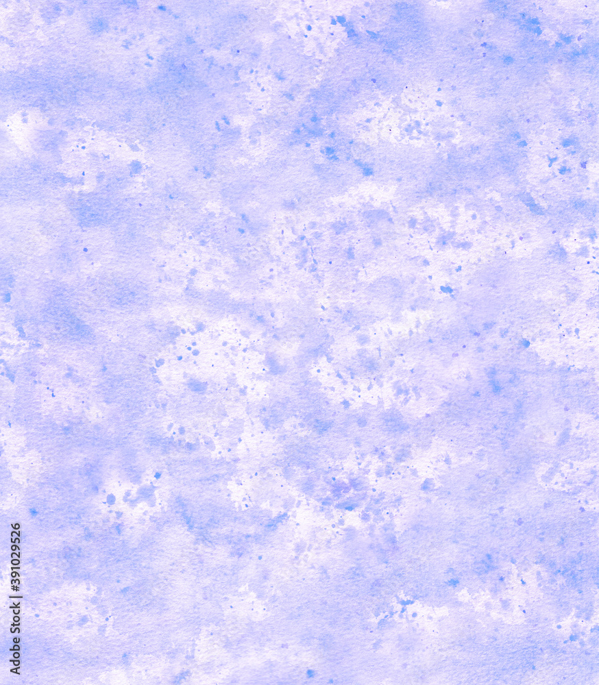 Obraz premium Lilac winter watercolor background. Backdrop in pastel colors.
