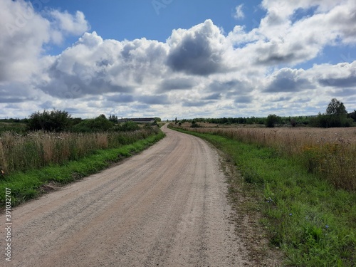 road in the countryside