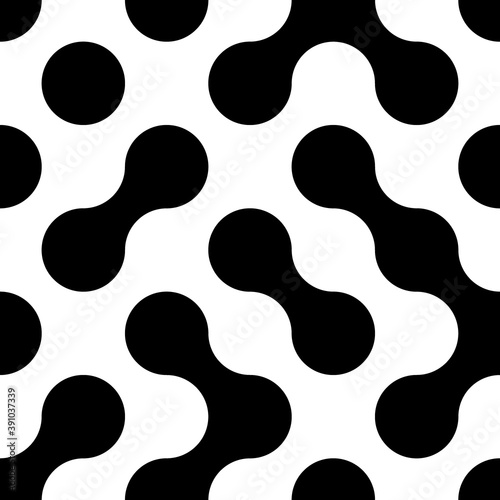 Simple shapes seamless pattern. Geometrical print. Modern ornament. Figures wallpaper. Geometric background. Contemporary backdrop. Digital paper, textile print, abstract image. Vector illustration.