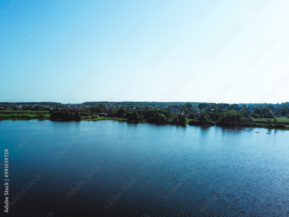 lake and sky