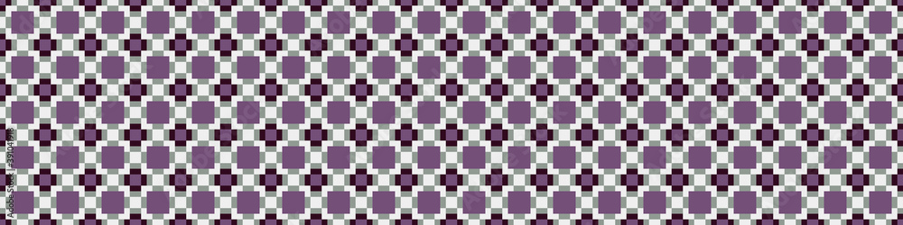 Fototapeta premium Abstract Cross Pattern Dots Logo generative computational art illustration