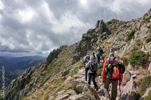 Foto Randonnée sur les crêtes du GR 20 en corse