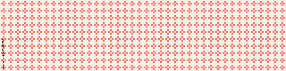 Abstract Cross Pattern Dots Logo generative computational art illustration