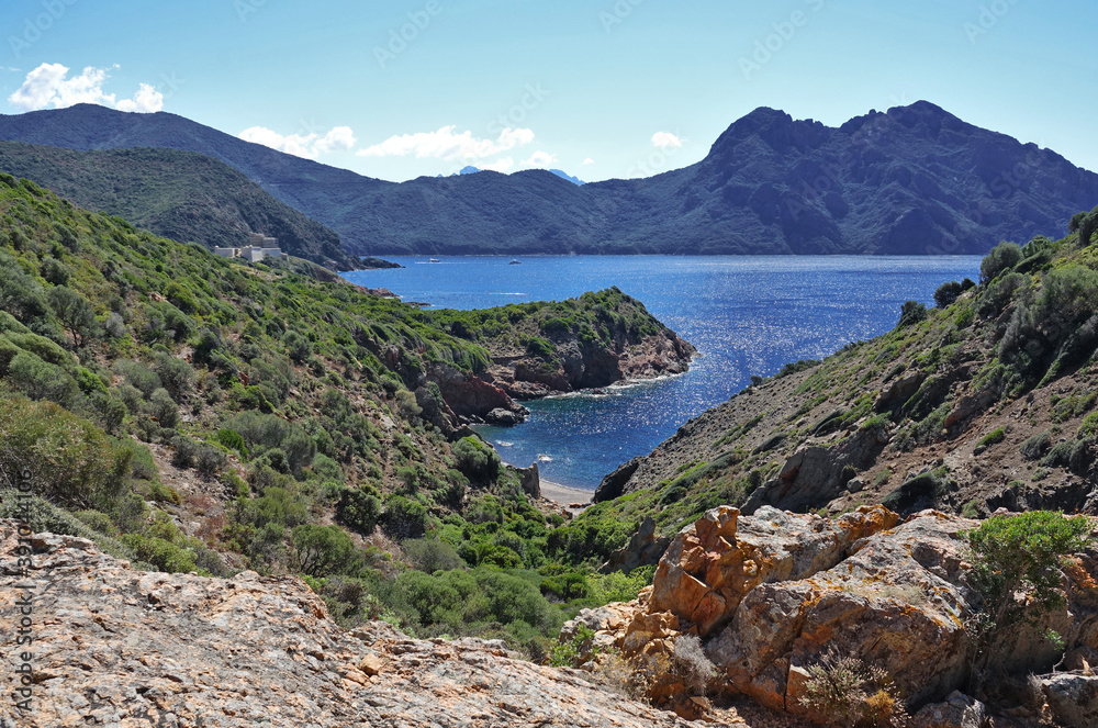Village de Girolata en Corse