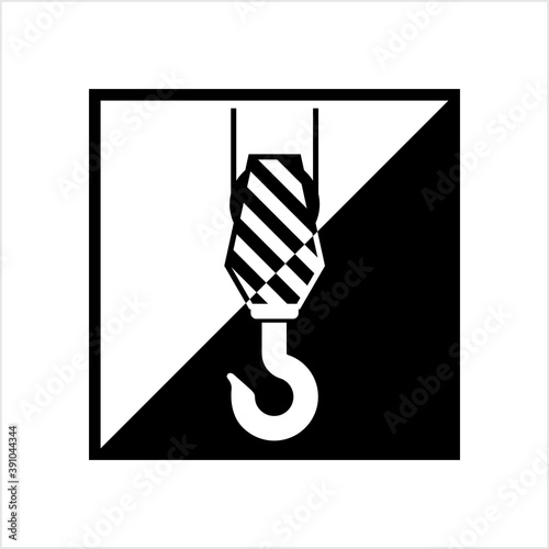 Crane Hook Icon, Tow Hook