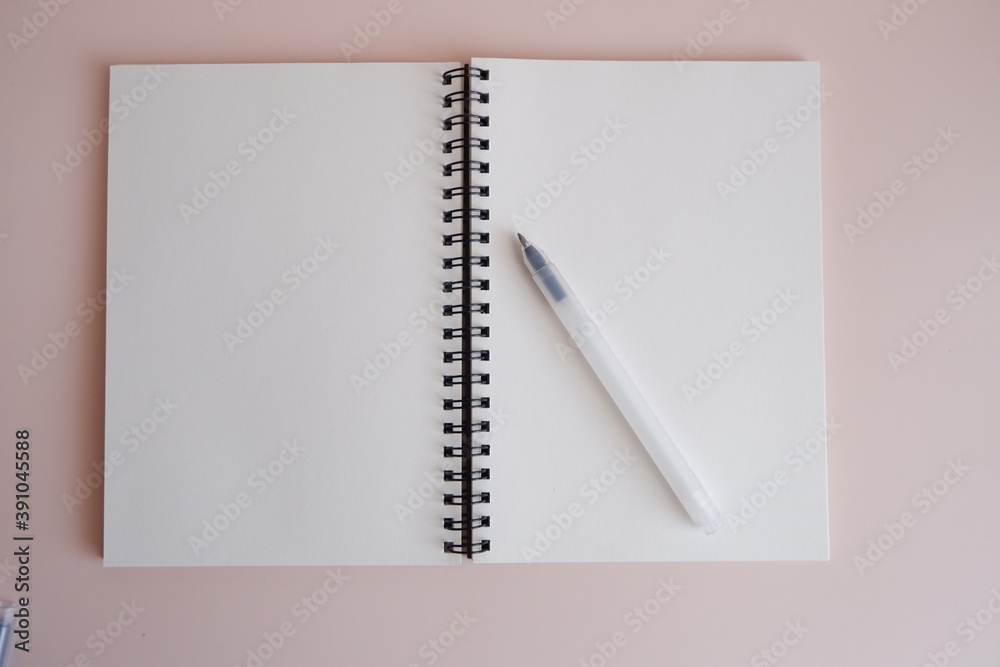 Stationery elements with pink background mockup Stationery elements with pink background mockup