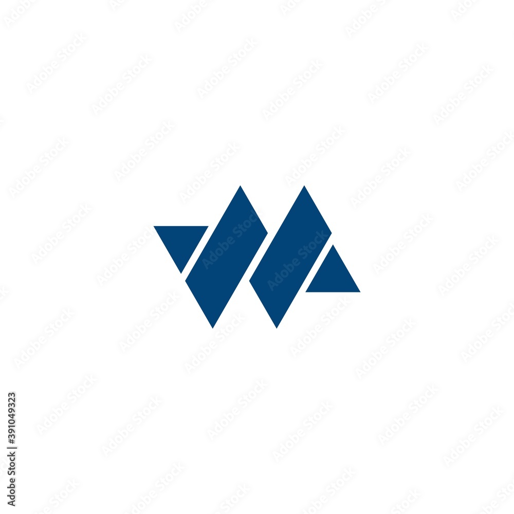W logo vector icon W logo vector icon
