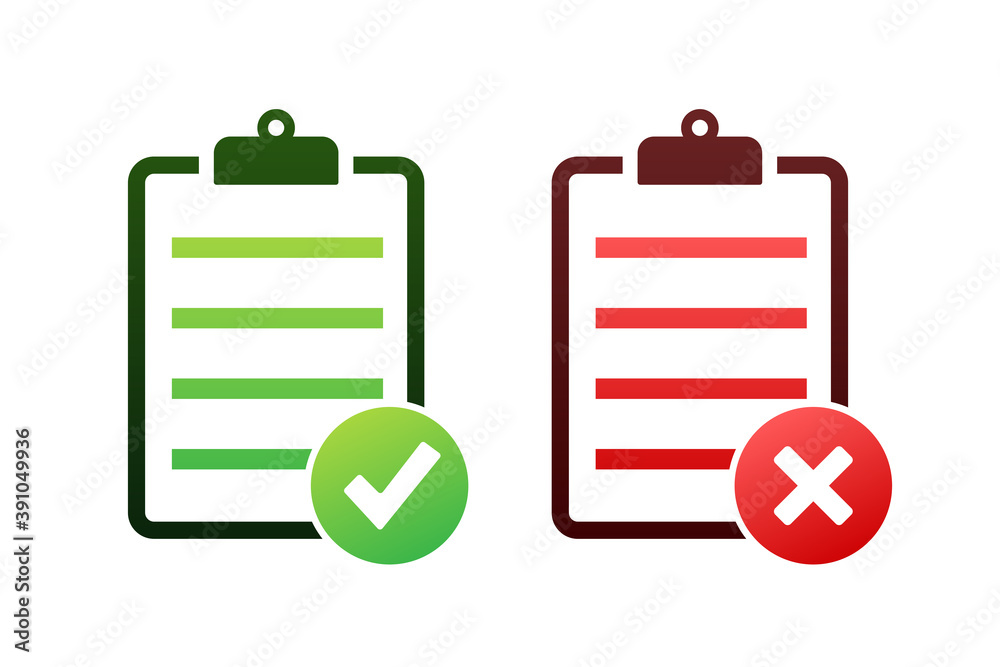 Clipboard with checklist icon. Clipboard with checklist icon for web. Vector illustration. Clipboard with checklist icon. Clipboard with checklist icon for web. Vector illustration.
