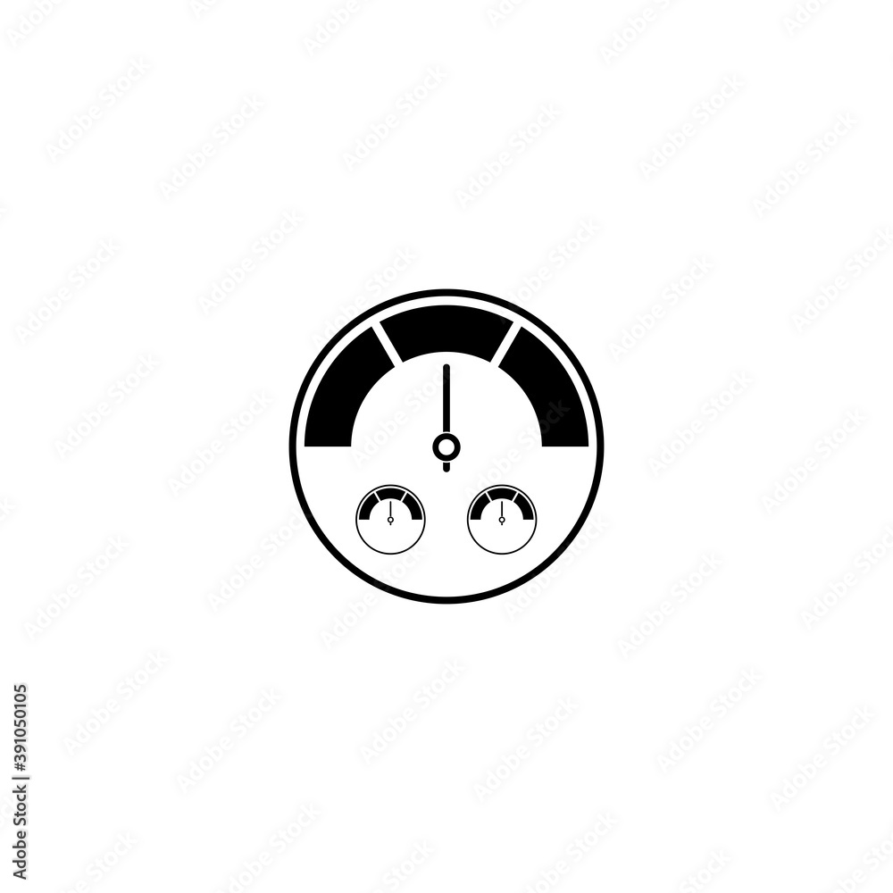 Fototapeta premium speedometer icon set vector symbol