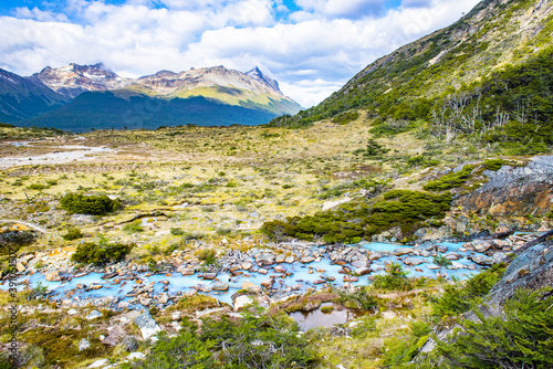 River near Laguna Esmeralda in Tierra del Fuego