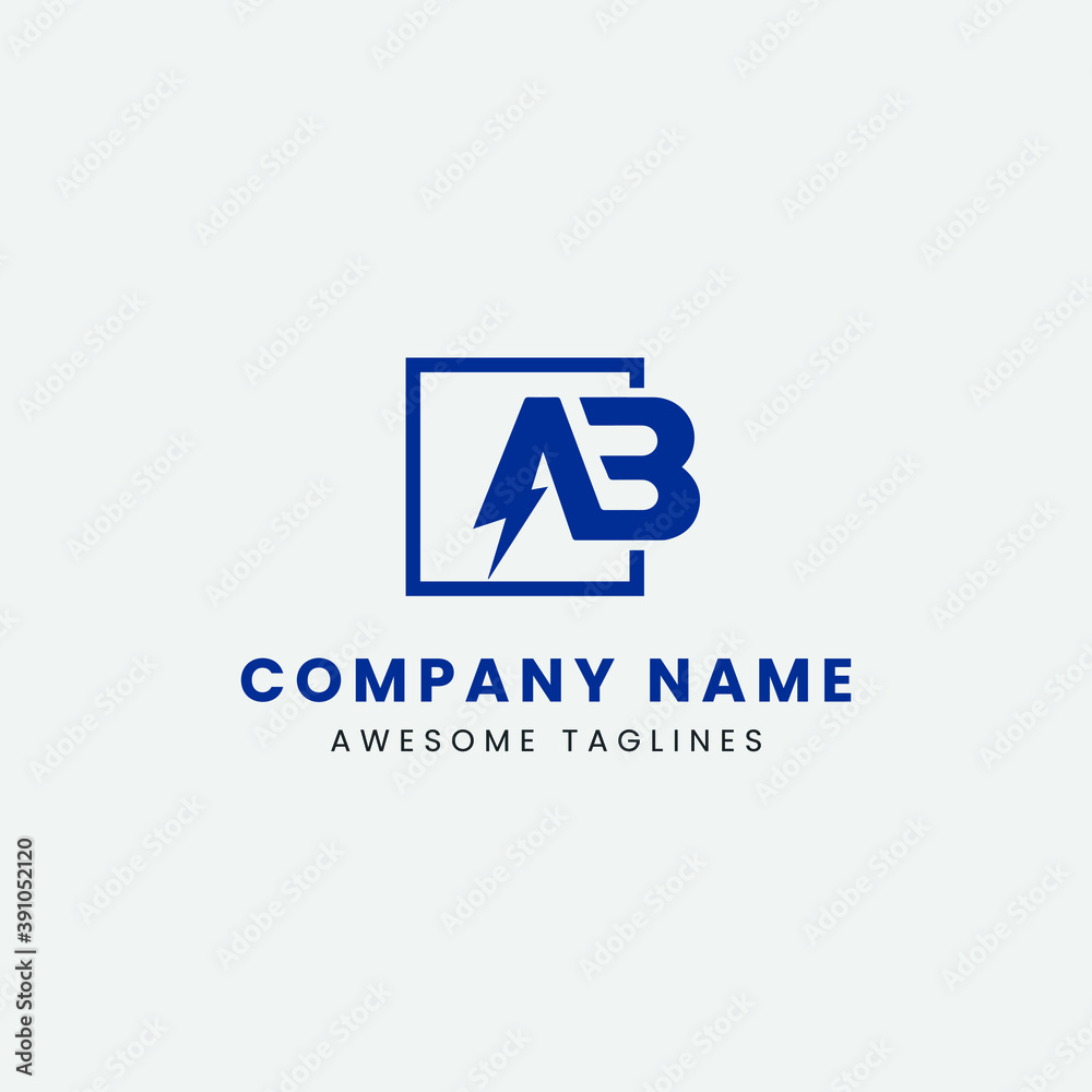 A, AB, B, BA letter logo vector icon design A, AB, B, BA letter logo vector icon design