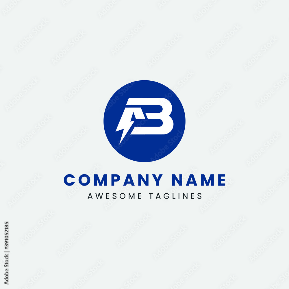 A, AB, B, BA letter logo vector icon design A, AB, B, BA letter logo vector icon design