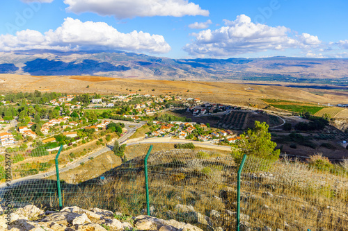 Metula, and nearby landscape, Israel border with Lebanon