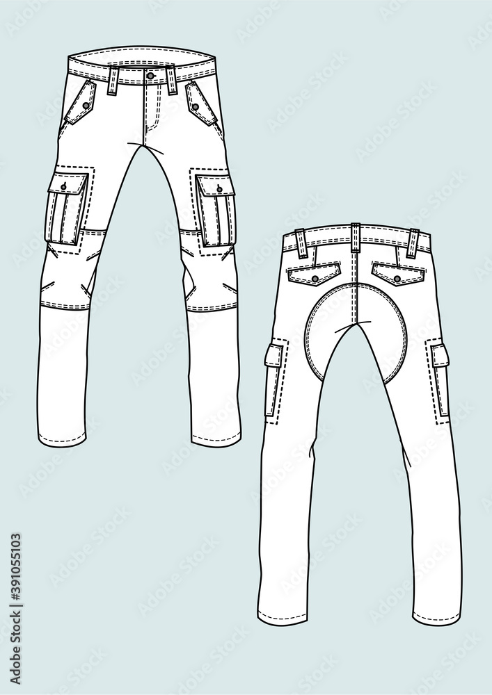 Pantaloni Jogger Uomo In Cotone – Esercito Fondo Foderato Tasche – Vestibilità Slim - 5