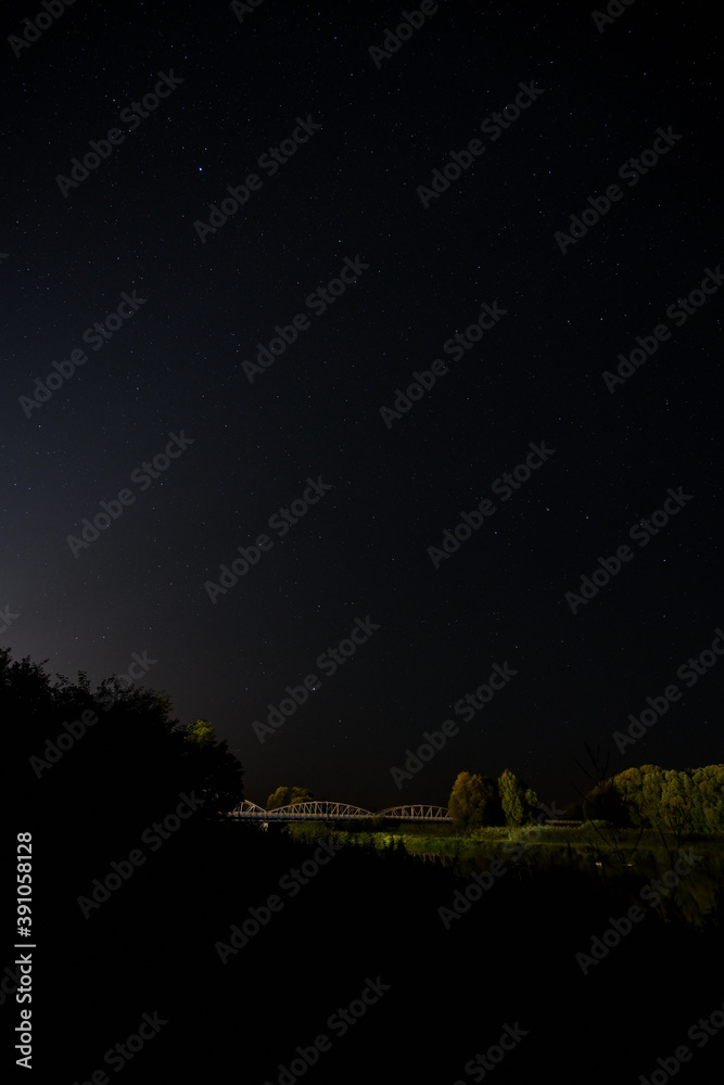 starry sky over the bridge starry sky over the bridge