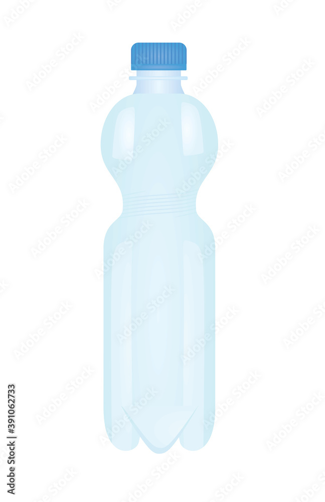 Water bottle on white background, vector Water bottle on white background, vector