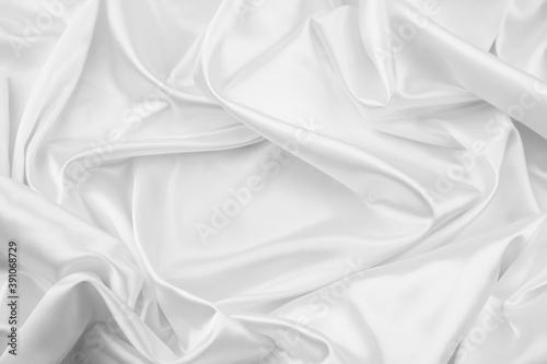 White silk fabric lines texture background