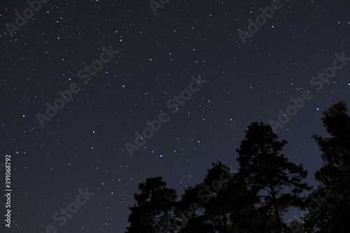 night sky with clouds