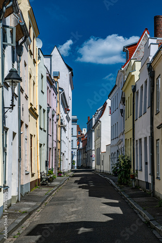 street in the town of Lübeck
