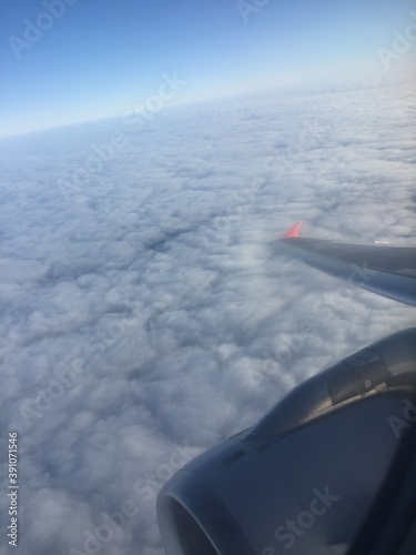 view from the plane