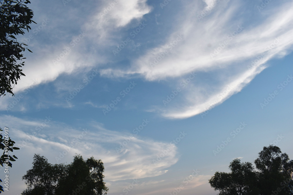 Fototapeta premium A Cloudscape view of clouds or sky in Bangladesh.