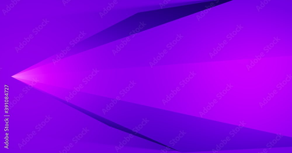 Render with dark purple and pink background with an elongated pyramid