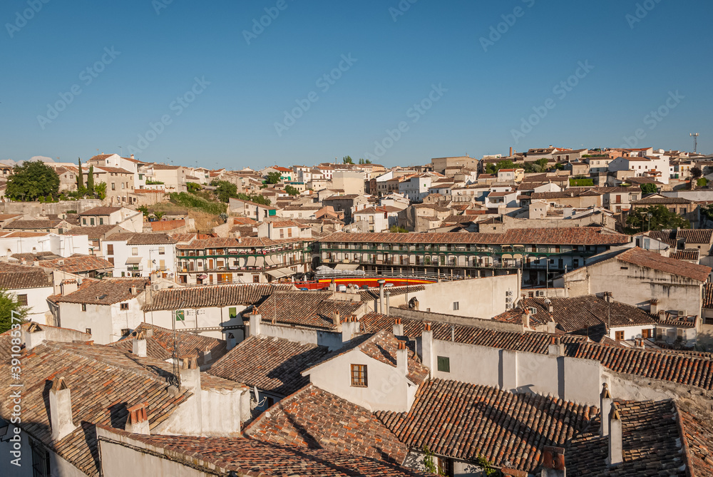 Views of the town of Chinchon, Madrid. Spain