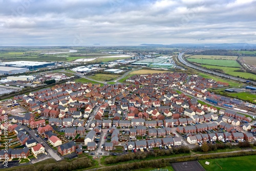 Εκτύπωση καμβά Kingsdown estate in Bridgwater Somerset UK