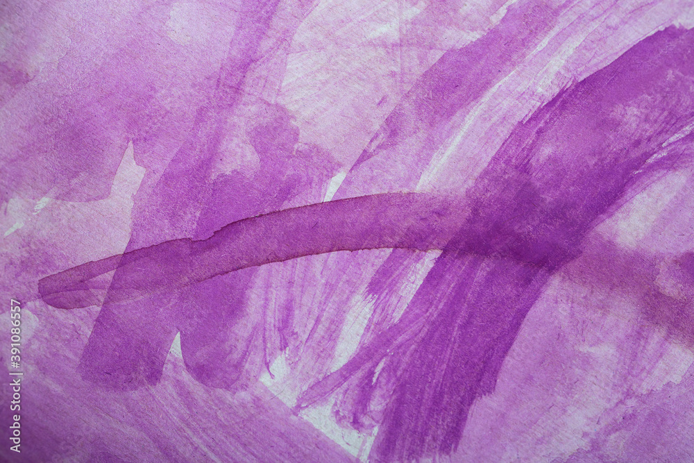 Pink or purple abstract acrylic paint aquarel watercolor background