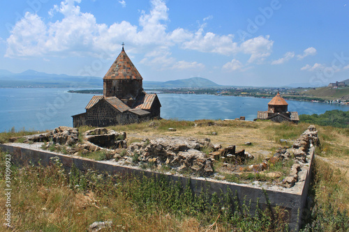 Hayravank Monastery on Sevan Lake in Armenia photo