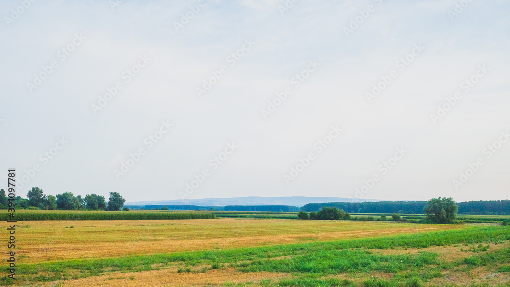 Countryside landscape near Novi Sad, Serbia