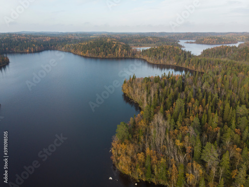 Lakes on Solovki. Autumn in the Russian North © Yakovlev