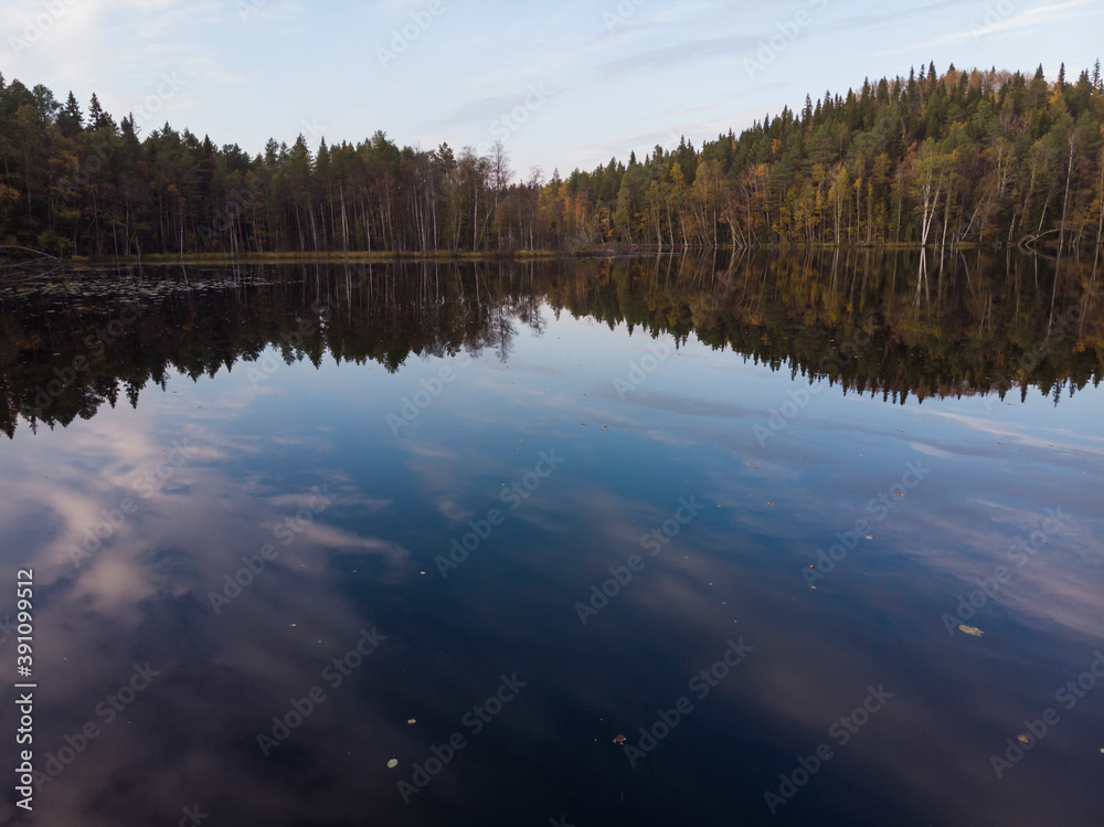 Lakes on Solovki. Autumn in the Russian North
