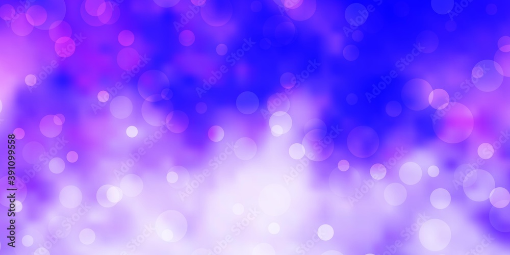 Light Purple vector texture with disks.