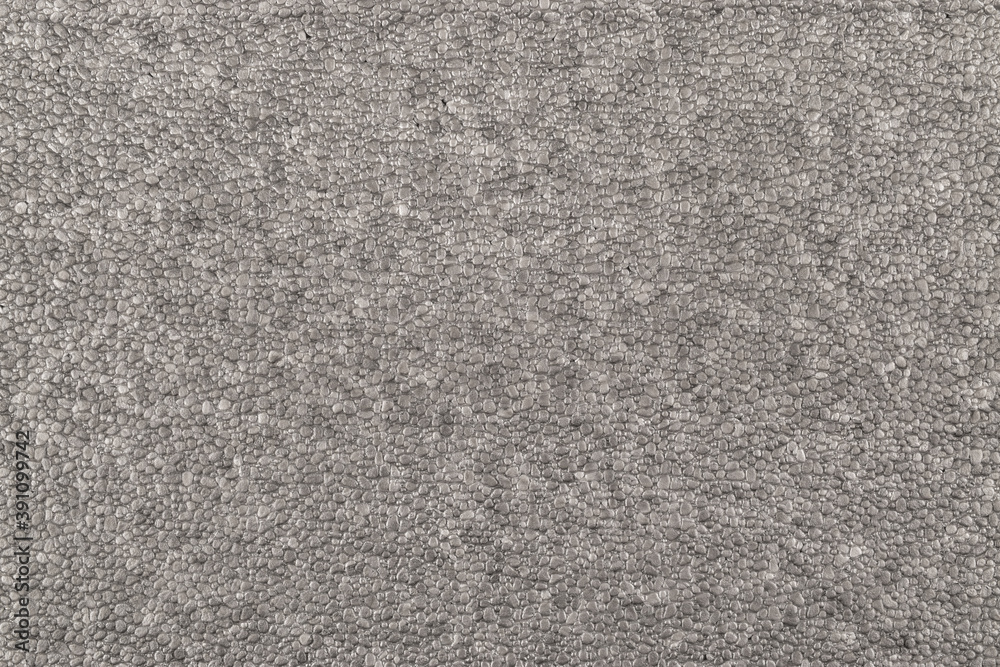 Fototapeta premium Top view of textured thermocol background