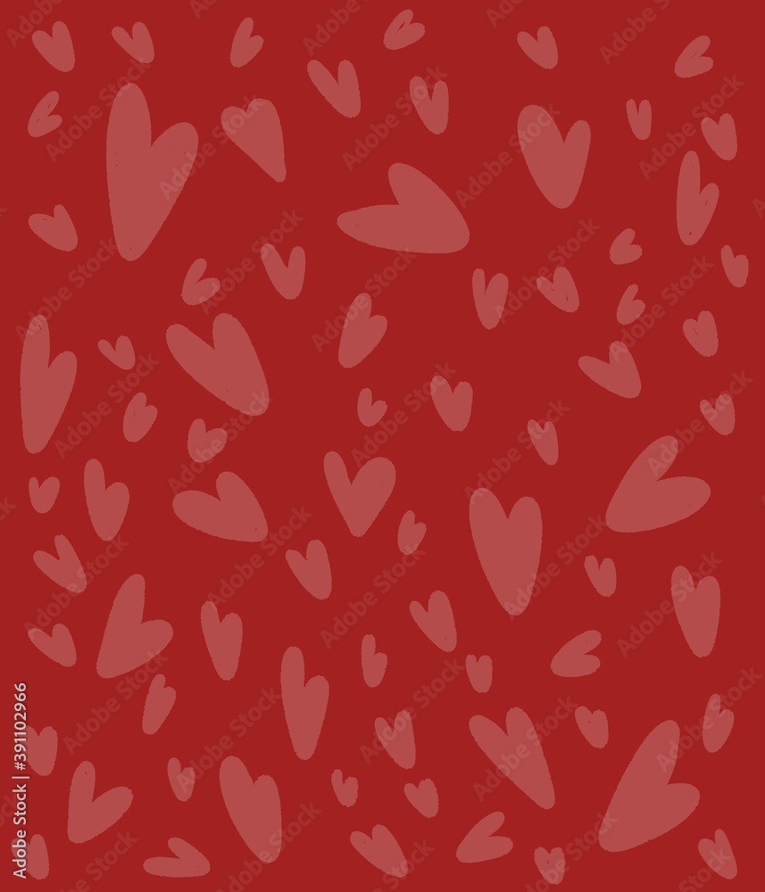 Heart valentines day background