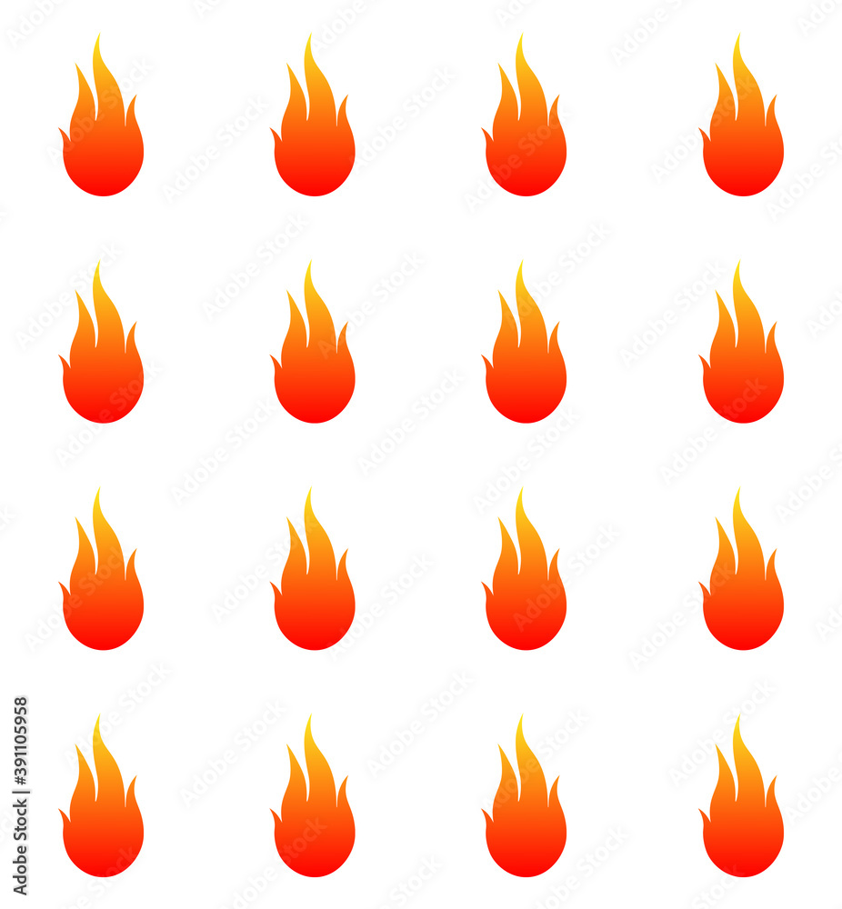 fireball pattern vector. Fire texture