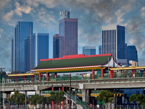 Chinatown light rail metro ...