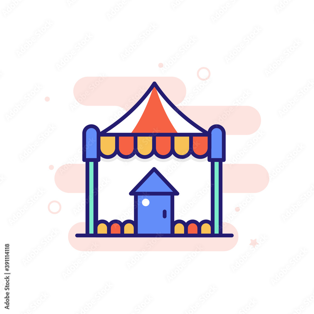 Canopy Icon Style illustration. EPS 10 File Canopy Icon Style illustration. EPS 10 File