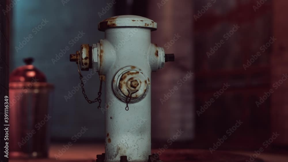 Fire hydrant in small town Fire hydrant in small town
