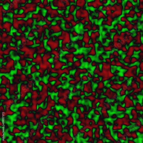 Cell background, red and green background