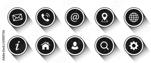 Contact Icons Web Communication