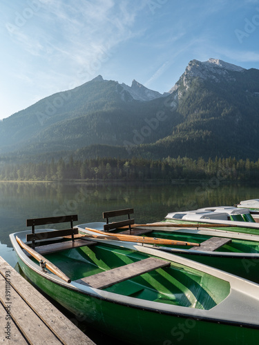 Lake Hintersee in Bavaria, Germany