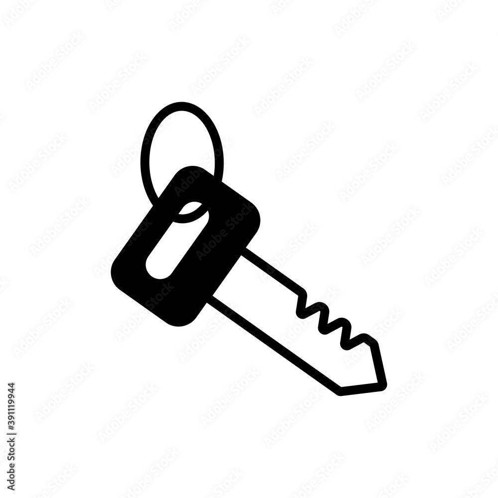 Key Solid icon style illustration. Eps 10 file Key Solid icon style illustration. Eps 10 file