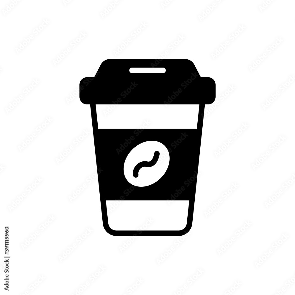 Coffee Solid icon style illustration. Eps 10 file Coffee Solid icon style illustration. Eps 10 file