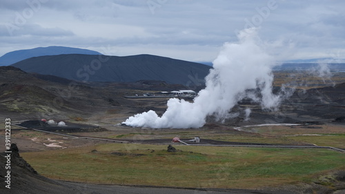 Krafla Sulphur Piles in Iceland