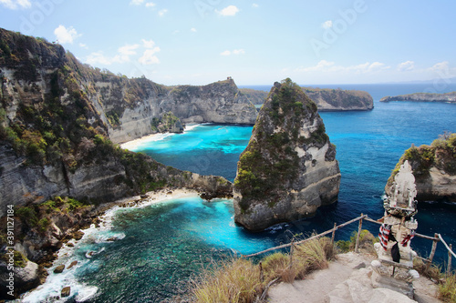 Thousand Islands Viewpoint, on of the most amazing spots in Nusa Penida Island, Indonesia, Bali.