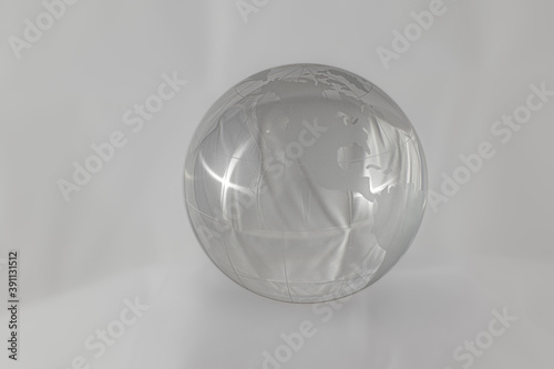 crystal glass globe sphere 