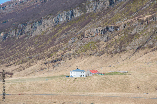 Old farmhouse in Fljotsdalur valley in Iceland photo