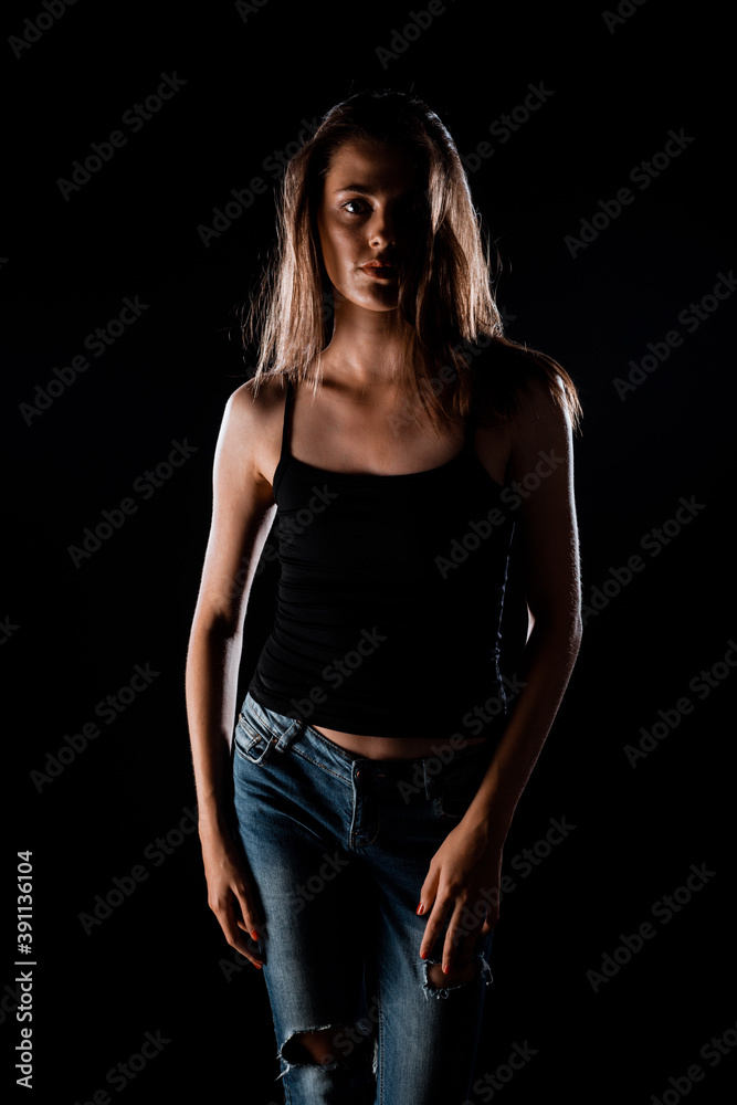 Modern fashion girl Modern fashion girl